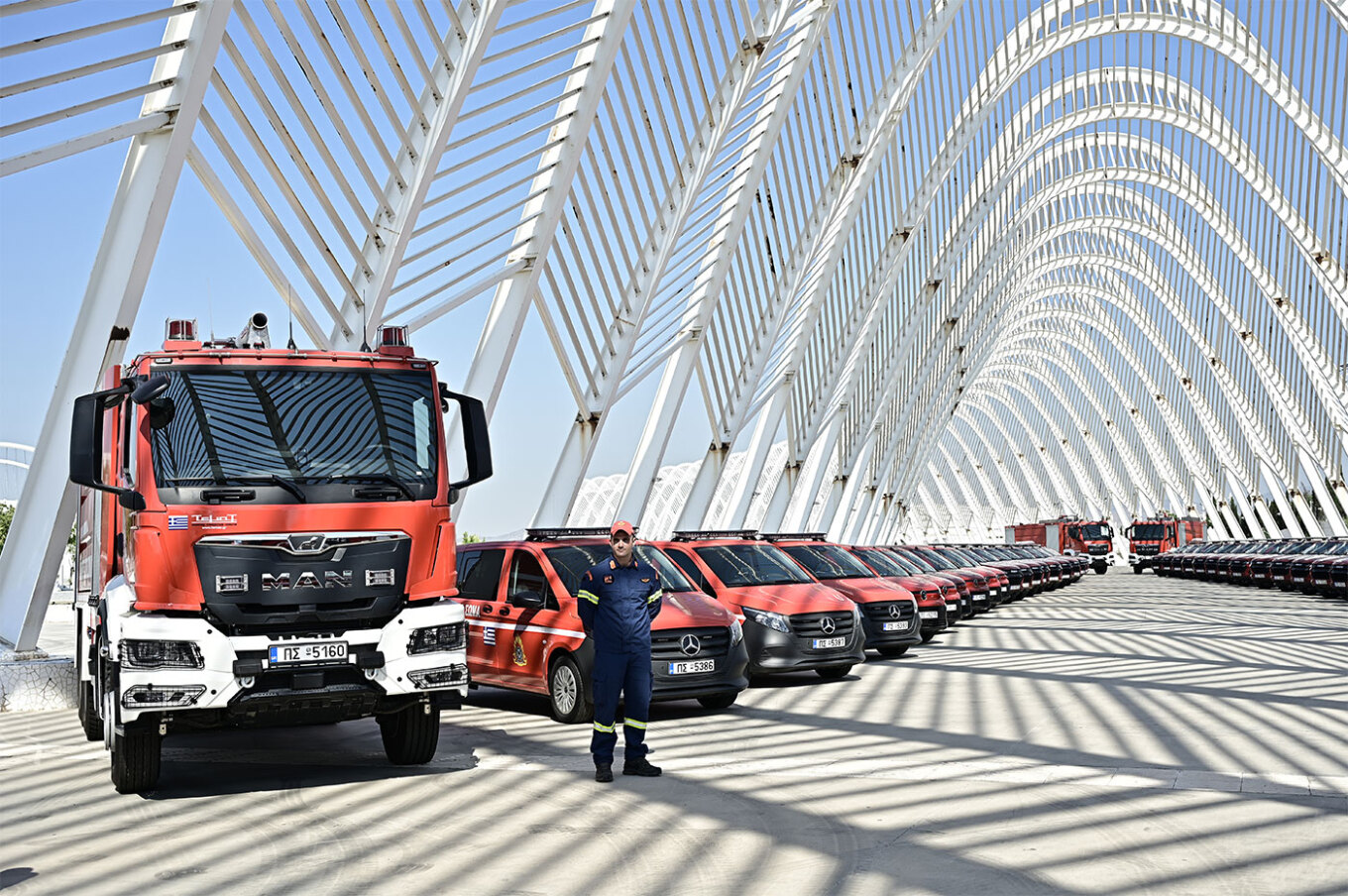 Παραδόθηκαν 164 νέα οχήματα στην Πυροσβεστική - Κ. Μητσοτάκης: Καθημερινά η πατρίδα προοδεύει και κάνει βήματα μπροστά