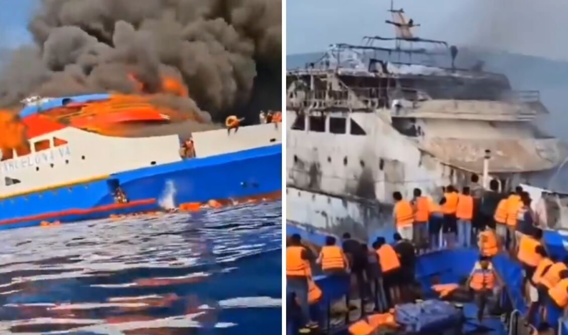 Πλοίο με εκατοντάδες επιβάτες τυλίχθηκε στις φλόγες στην Ινδονησία - Τουλάχιστον 5 νεκροί και 280 διασωθέντες