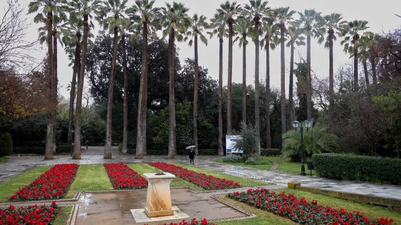 Κλειστός ο Εθνικός Κήπος λόγω ισχυρών ανέμων