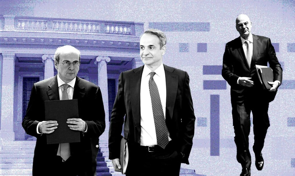 Δύο αντίθετοι πόλοι εντός της Κυβέρνησης: Ο Νίκος Δένδιας που ανεβάζει στροφές και αφήνει αιχμές για τα εθνικά θέματα και την ευρωπαϊκή στρατηγική της κυβέρνησης και ο Κωστής Χατζηδάκης που κρατά «αποστάσεις ασφαλείας» με φόντο τα σύννεφα των σκανδάλων και παίζει άμυνα ενόψει της διαδοχής, όποτε κι αν αυτή έρθει! 