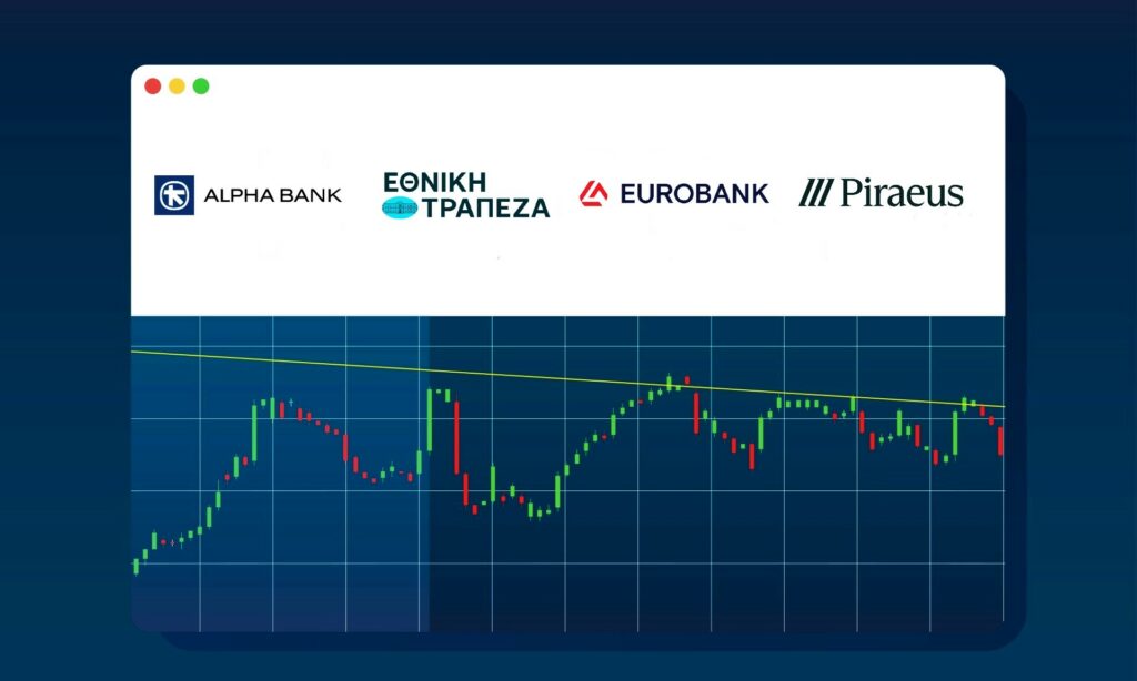 Ο τραπεζικός χάρτης του Χρηματιστηρίου Αθηνών το 2025 - Ποια τραπεζική μετοχή έχει το μεγαλύτερο περιθώριο ανόδου; Ο πιο ισχυρός παίκτης, το μεγάλο comeback, η ξεχωριστή διεθνής παρουσία και η εντυπωσιακή ανάκαμψη - Οι αποτιμήσεις στο ταμπλό και τι δείχνουν οι τιμές-στόχοι
