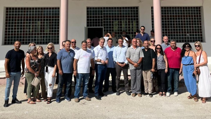 Ο Χρίστος Δήμας επισκέφθηκε τα έργα ανακαίνισης 11 σχολείων της Κορινθίας