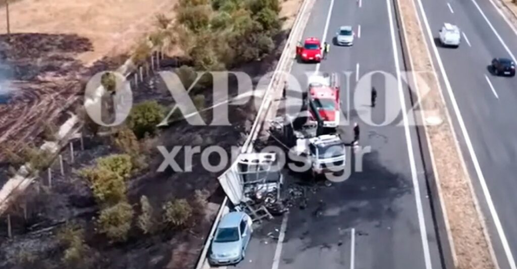 Τροχαίο στην Εγνατία: Αυτόπτης μάρτυρας περιγράφει τις δραματικές στιγμές με τους 3 απανθρακωμένους