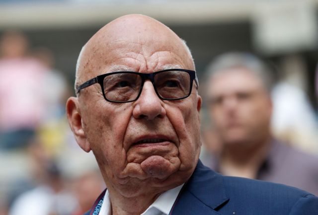 FILE PHOTO: Rupert Murdoch at the US Open final in New York in 2017