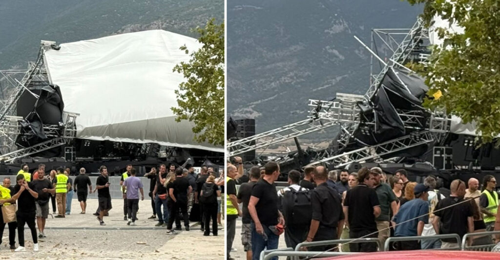 Ιωάννινα: Ακυρώνεται η συναυλία της Άννας Βίσση και του Αντώνη Ρέμου - Κατέρρευσε η σκηνή λόγω των ανέμων, δείτε φωτογραφίες και βίντεο