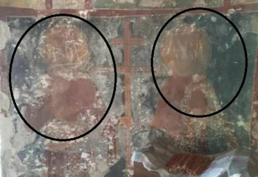 Αναστάτωση στην Ρόδο: Χάραξαν με μαχαίρι αγιογραφίες 600 ετών σε μία από τις πιο παλιές εκκλησίες