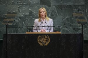 Μελόνι στην Γενική Συνέλευση του ΟΗΕ: «Το Ισραήλ ξεπέρασε τα όρια» - Τι είπε και για τη Ρωσία