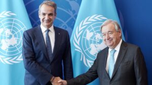 ΗΠΑ: Συνάντηση Μητσοτάκη με τον ΓΓ του ΟΗΕ Αντόνιο Γκουτέρες