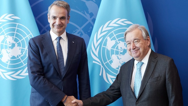 ΗΠΑ: Συνάντηση Μητσοτάκη με τον ΓΓ του ΟΗΕ Αντόνιο Γκουτέρες