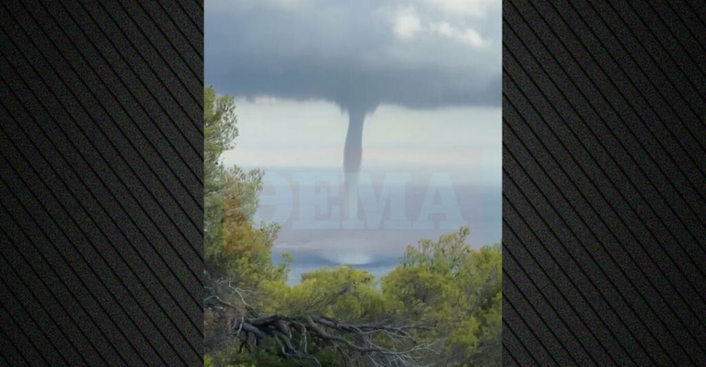 Υδροστρόβιλος στον Αργοσαρωνικό το πρωί της Τετάρτης - ΒΙΝΤΕΟ