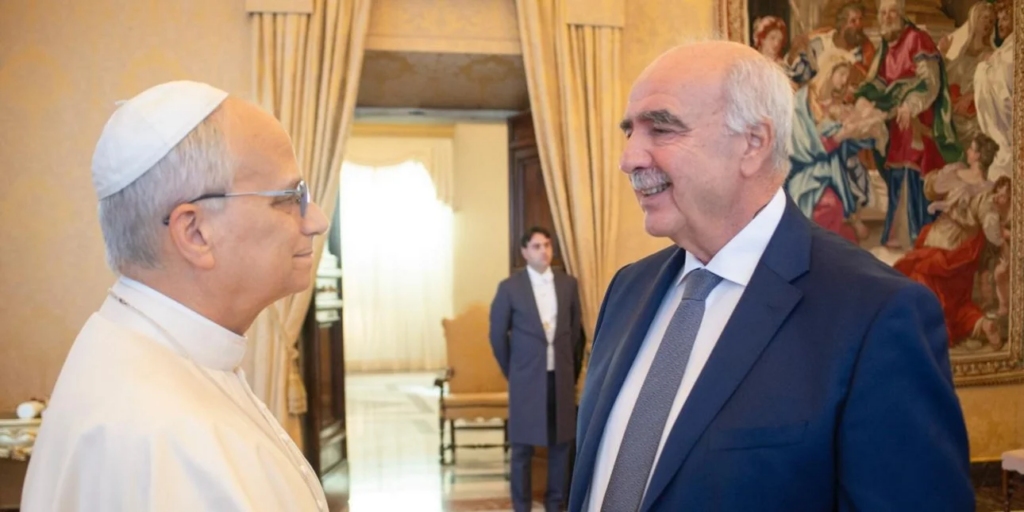 Με τον Πάπα Λέοντα ΙΔ΄στο Βατικανό συναντήθηκε ο Βαγγέλης Μεϊμαράκης