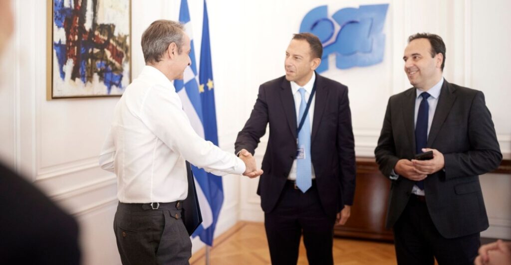 Κυριάκος Μητσοτάκης στον αντιπρόεδρο της Google: Μας απασχολεί η προστασία των ανηλίκων στο διαδίκτυο