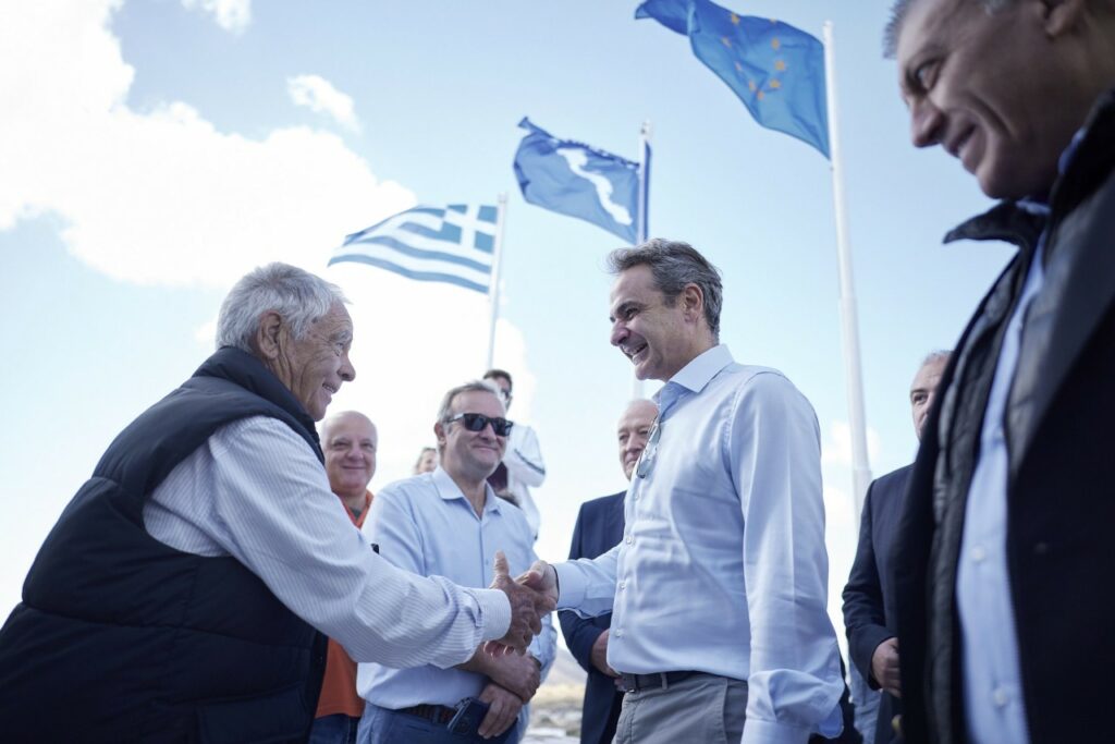 Κυριάκος Μητσοτάκης από Αμοργό: Εμβληματική η πρωτοβουλία με τα θαλάσσια πάρκα