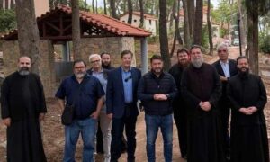 Επίσκεψη του Νίκου Χαρδαλιά στις νέες κατασκηνώσεις της Μητρόπολης Νέας Ιωνίας