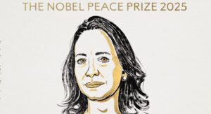 Το Νόμπελ Ειρήνης για το 2025 απονεμήθηκε στη Μαρία Κορίνα Ματσάδο από τη Βενεζουέλα