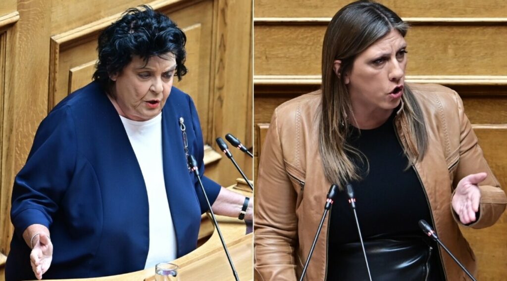 Νέα κόντρα Κανέλλη-Κωνσταντοπούλου: «Έβαζες πλάτη στον Κασιδιάρη» - «Έχεις βίλα στην Εκάλη, έκανες καριέρα επί χούντας»