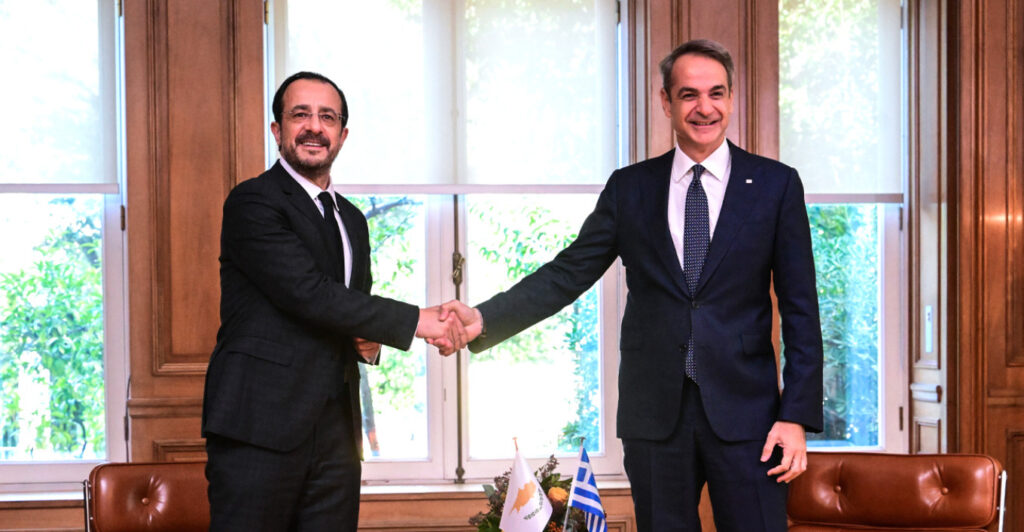 Κ. Μητσοτάκης: Είναι σημαντικό Ελλάδα και Κύπρος να μπορούμε να συντονιζόμαστε - Ν. Χριστοδουλίδης: Έχουμε μάθει πολλά από εσάς