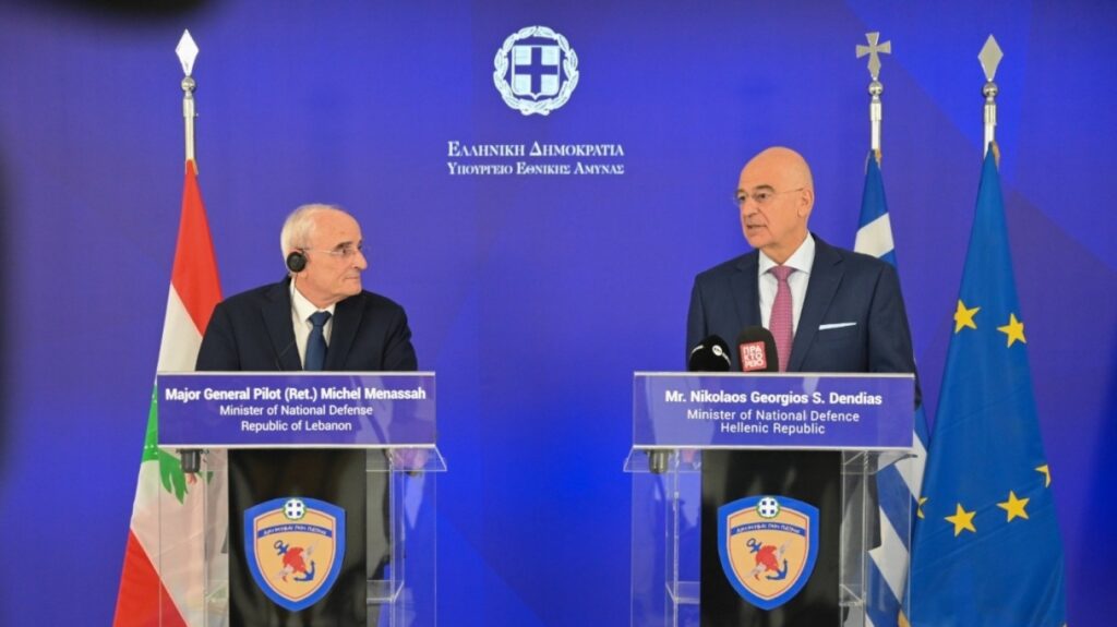 Ν. Δένδιας: Η Ελλάδα στέλνει τεθωρακισμένα στον Λίβανο - Ανάγκη προστασίας των χριστιανικών πληθυσμών της Μέσης Ανατολής