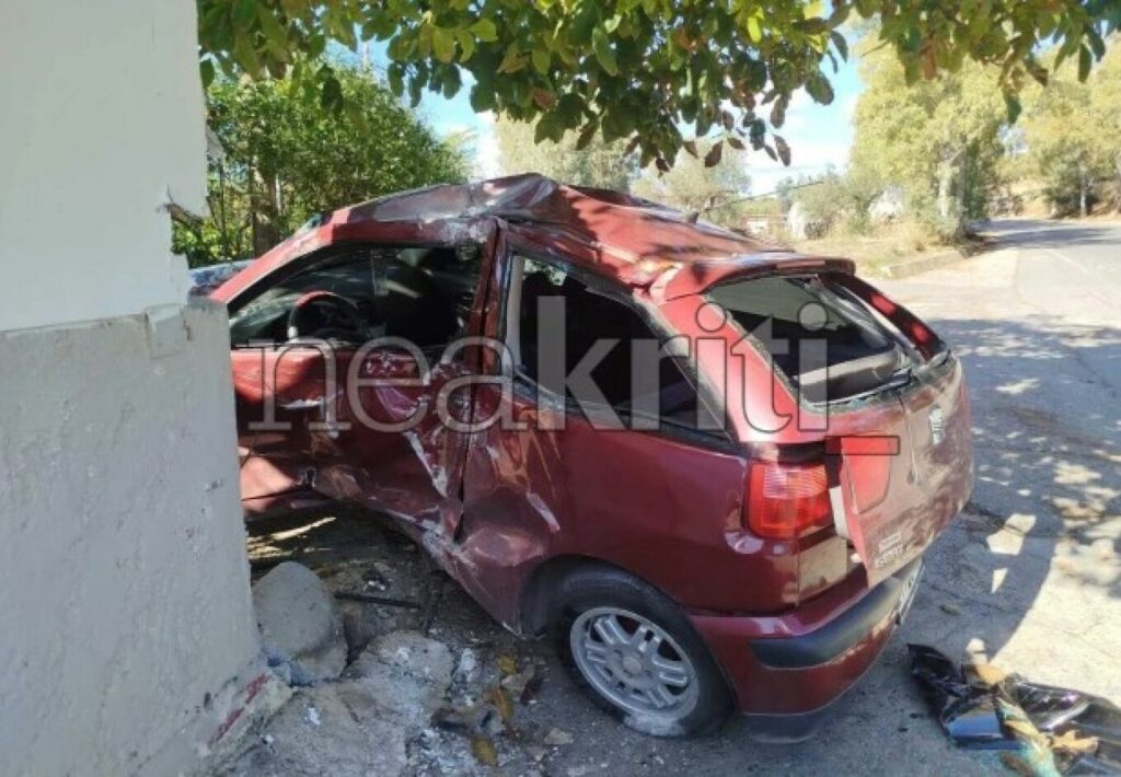 Θανατηφόρο τροχαίο με θύμα 53χρονο στην Κρήτη - Έχασε τον έλεγχο του ΙΧ και έπεσε σε τοιχίο