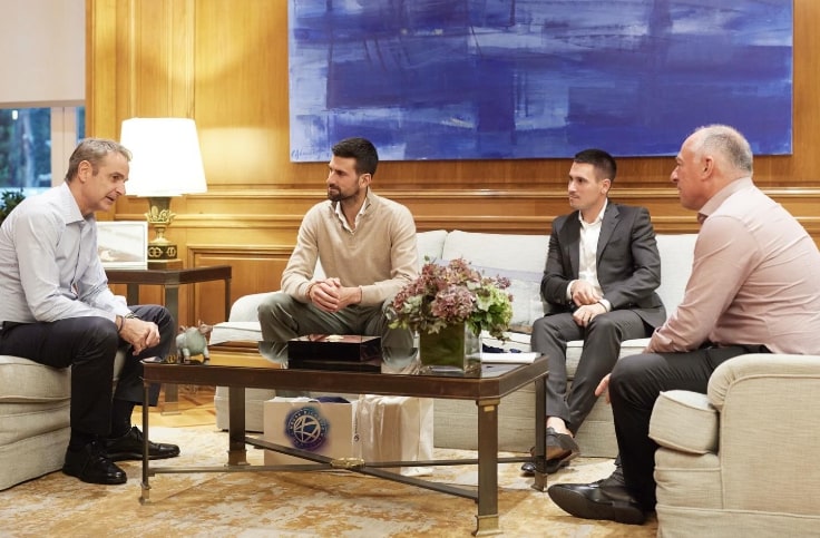 Μητσοτάκης: Συνάντηση με Τζόκοβιτς για την ανάδειξη του ελληνικού τένις