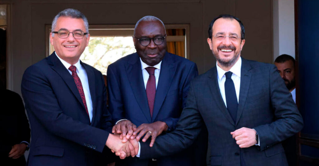 Κύπρος: Ολοκληρώθηκε η πρώτη συνάντηση Χριστοδουλίδη με τον Ερχιουρμάν και τον Αντιπρόσωπο του ΟΗΕ