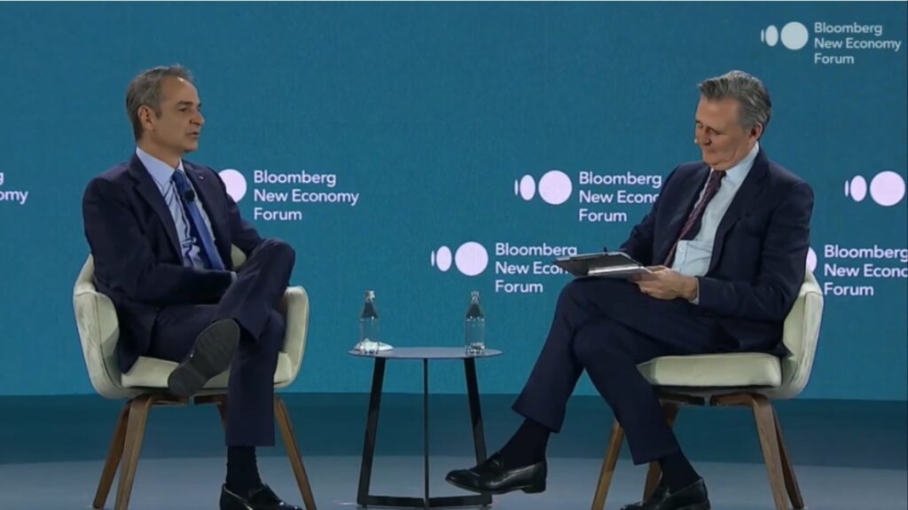 Κυριάκος Μητσοτάκης στο Bloomberg Forum: Η Ελλάδα ως σταθερός παράγοντας και γέφυρα με την Ασία