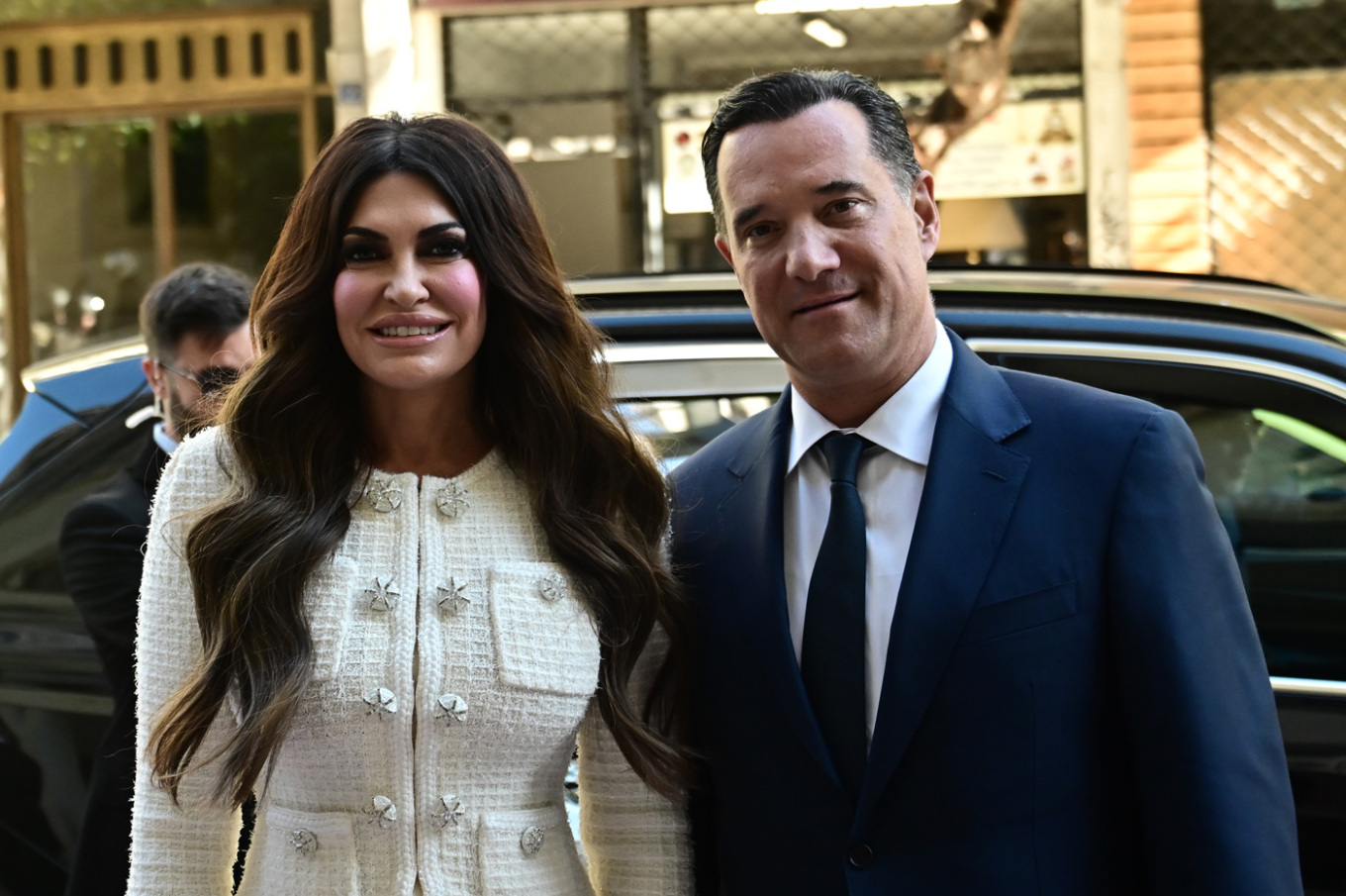 Άδωνις Γεωργιάδης και Κίμπερλι Γκιλφόιλ στο υπουργείο Υγείας για τον Ψηφιακό Βοηθό Πολίτη