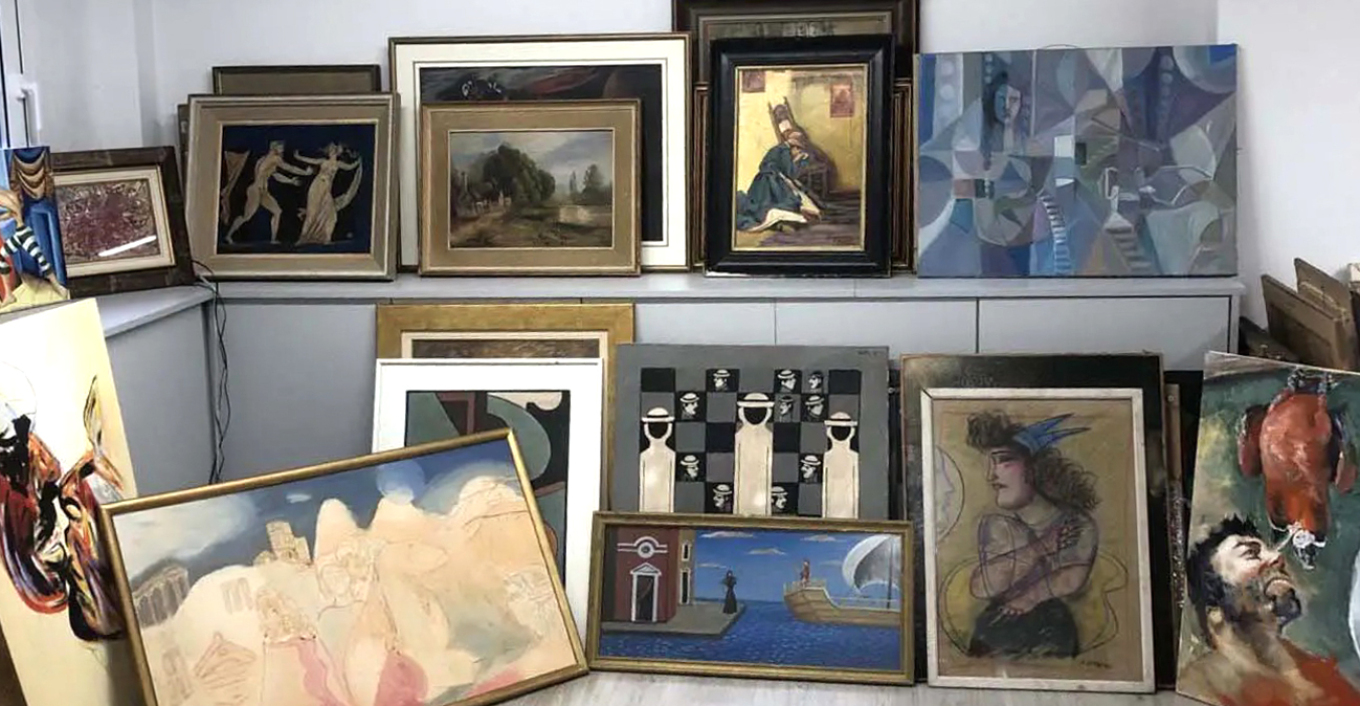 Εξαρθρώθηκε κύκλωμα με πλαστά έργα τέχνης - Κατασχέθηκαν 480 πίνακες ζωγραφικής, όπλα και σφαίρες - Δύο συλλήψεις