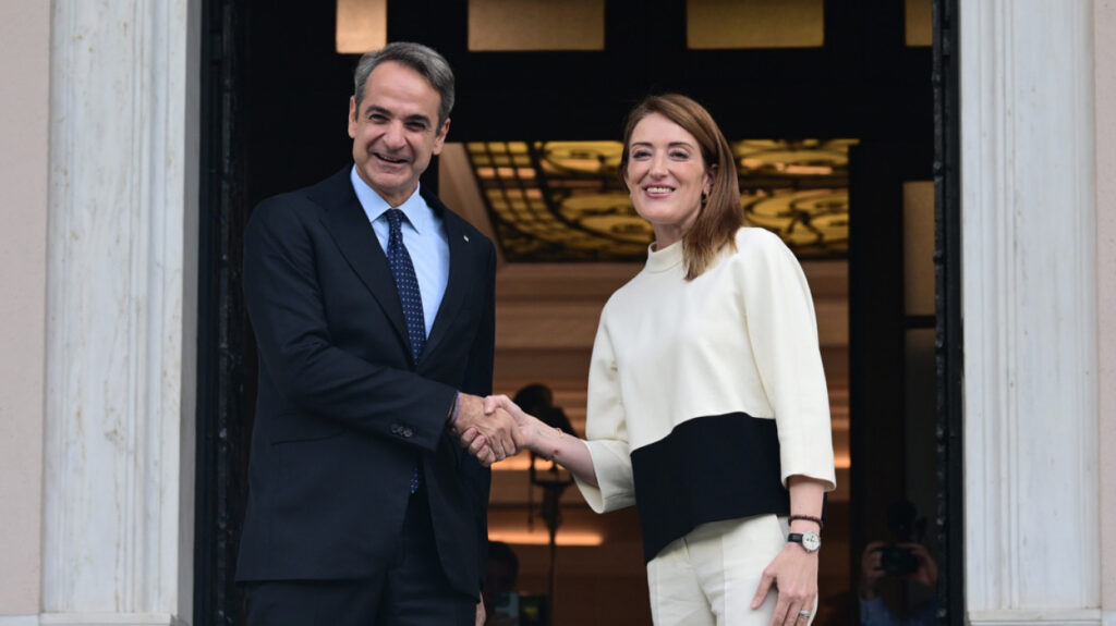 Κ. Μητσοτάκης μετά τη συνάντηση με τη Μέτσολα: Η ρευστή κατάσταση απαιτεί από την Ευρώπη να ενηλικιωθεί