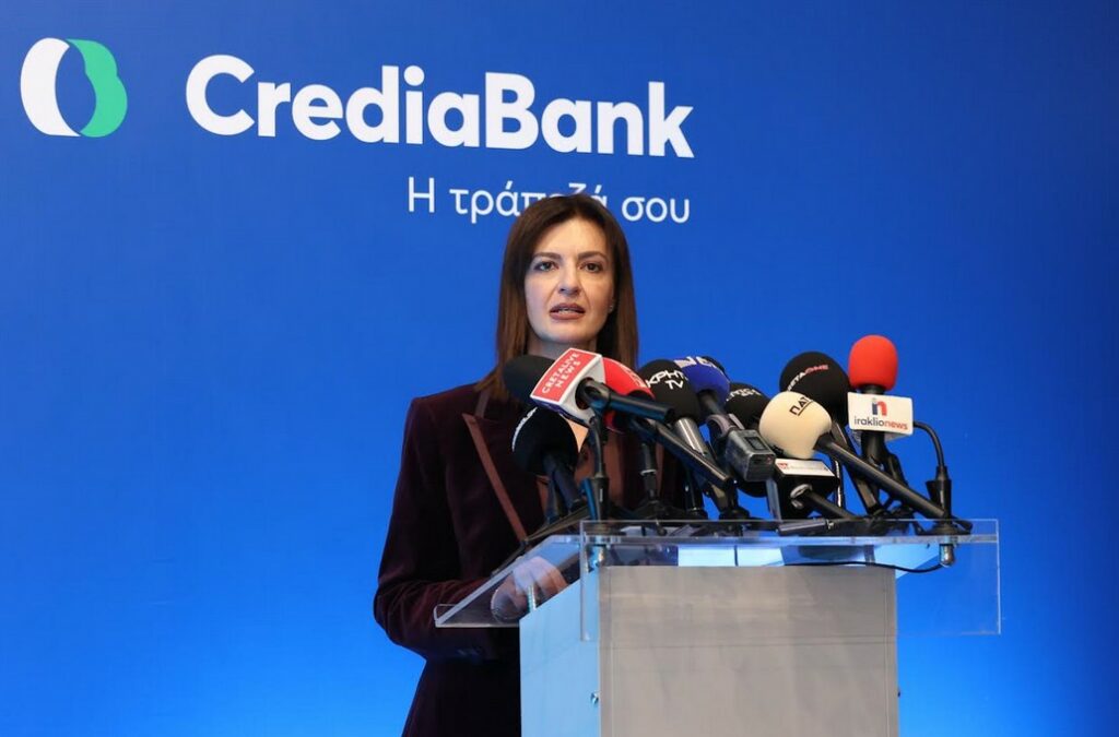 CrediaBank: Άνοιξε το υποκατάστημα «νέας Εμπειρίας» στην Κρήτη - Το μήνυμα Βρεττού