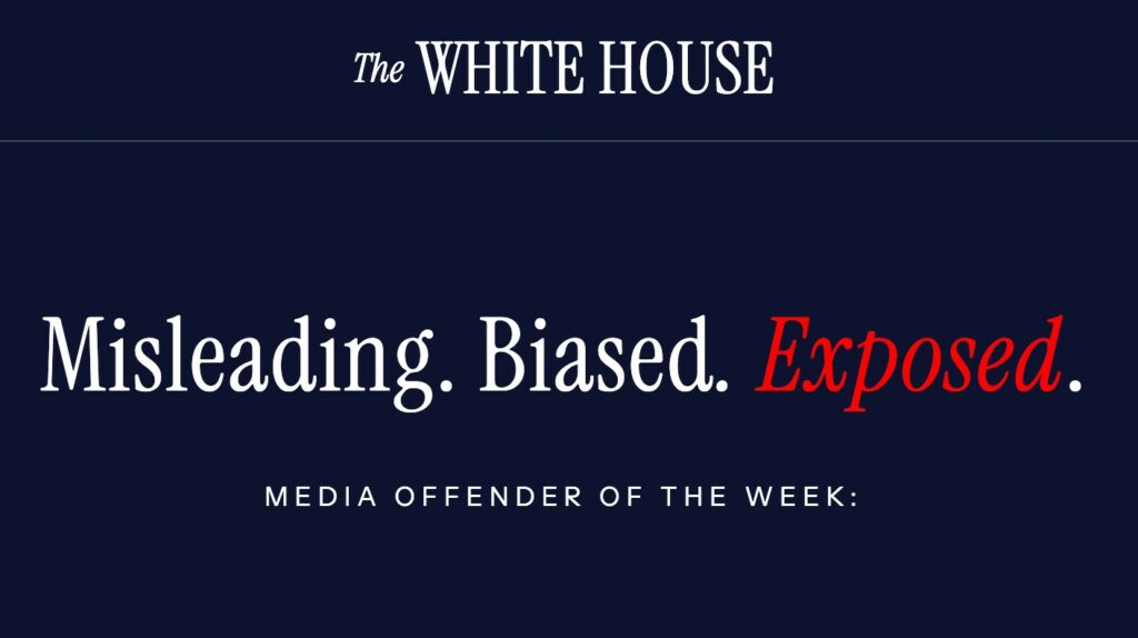 Ο Λευκός Οίκος στοχοποιεί μεγάλα ΜΜΕ