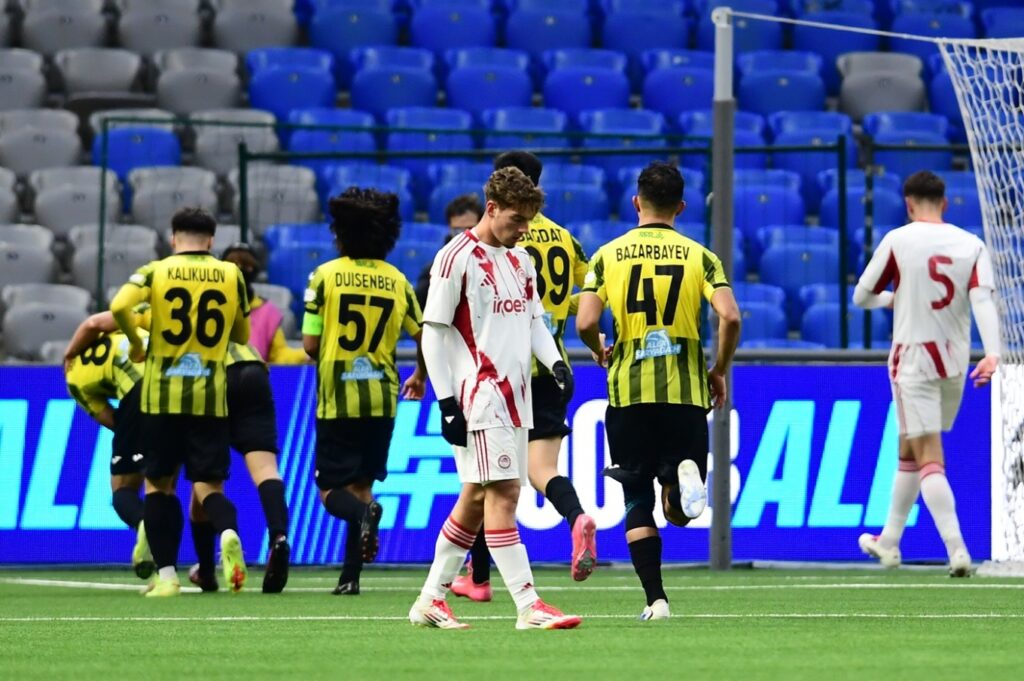 Youth League: Οι νέοι του Ολυμπιακού «πάγωσαν» στην Αστάνα με 2-0 από την Καϊράτ U19 - Ελπίζουν σε θαύμα για την πρόκριση στην επόμενη φάση