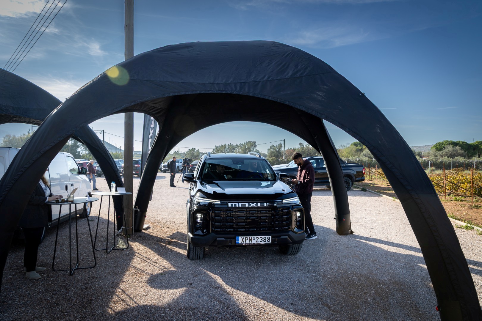 Maxus: Πρώτη γνωριμία με τα ελαφρά επαγγελματικά της στο Margi Farm