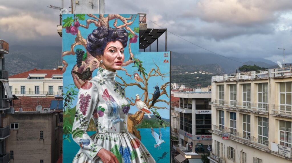 Καλαμάτα: Η τοιχογραφία της Μαρίας Κάλλας αναδείχθηκε ως η κορυφαία στον κόσμο για τον Νοέμβριο