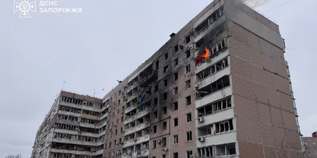 Τουλάχιστον 26 άνθρωποι τραυματίστηκαν στη Ζαπορίζια από ρωσική επίθεση με βόμβες