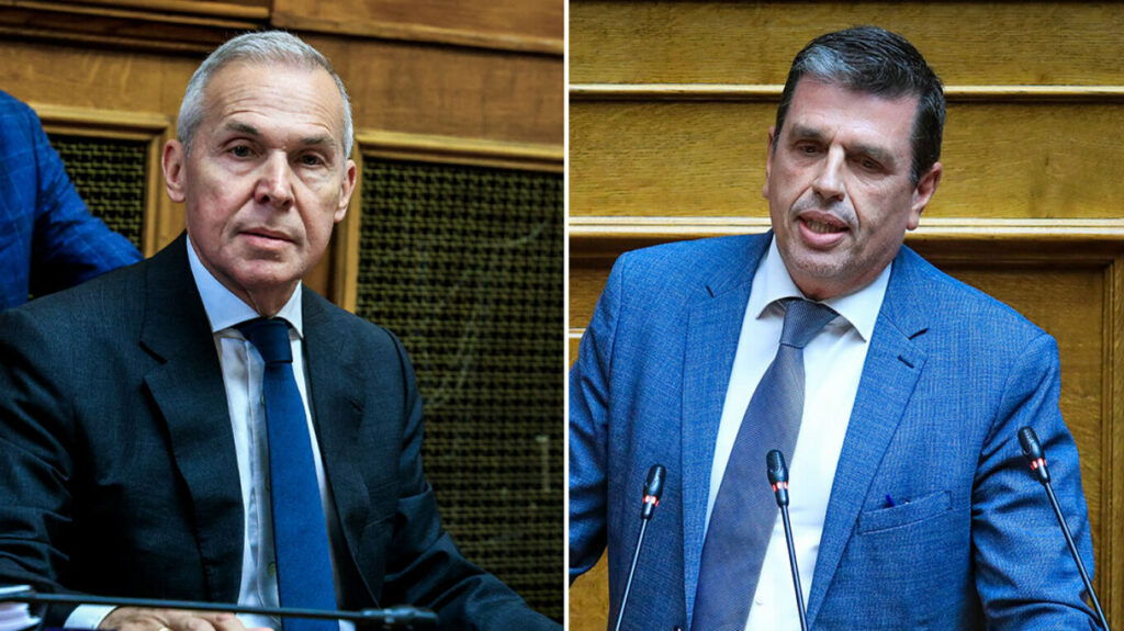 «Γαλάζιο» επεισόδιο στη Βουλή μεταξύ Δαβάκη και Καιρίδη για την απουσία Δένδια