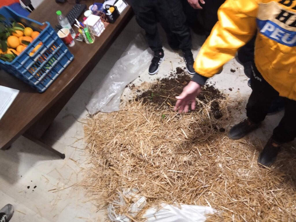 Αγρίνιο: Με σανό και κοπριά πήγαν στα γραφεία βουλευτών της ΝΔ αγρότες από το μπλόκο στο Αγγελόκαστρο