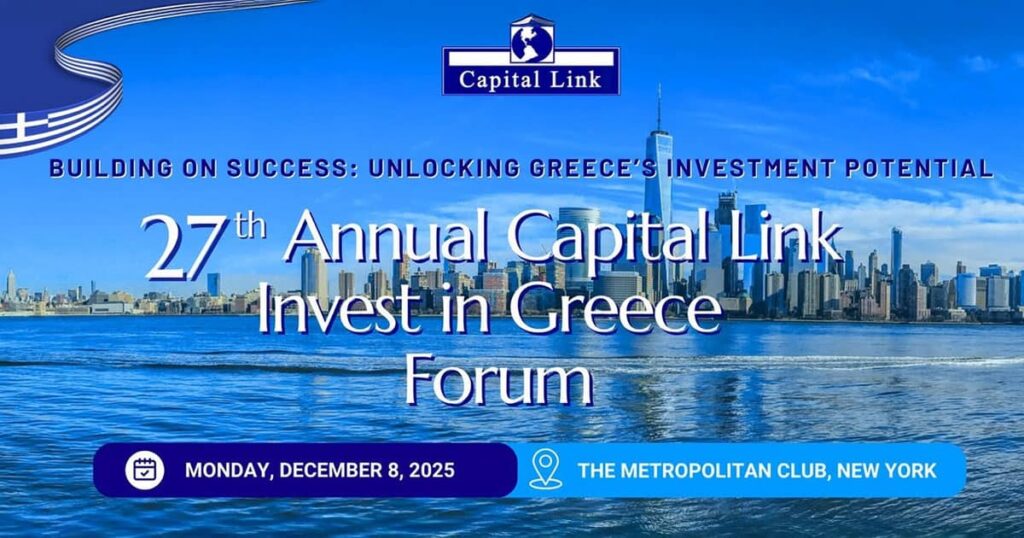 Ισχυρό μήνυμα εμπιστοσύνης στην ελληνική οικονομία από το Capital Link 2025 στη Νέα Υόρκη