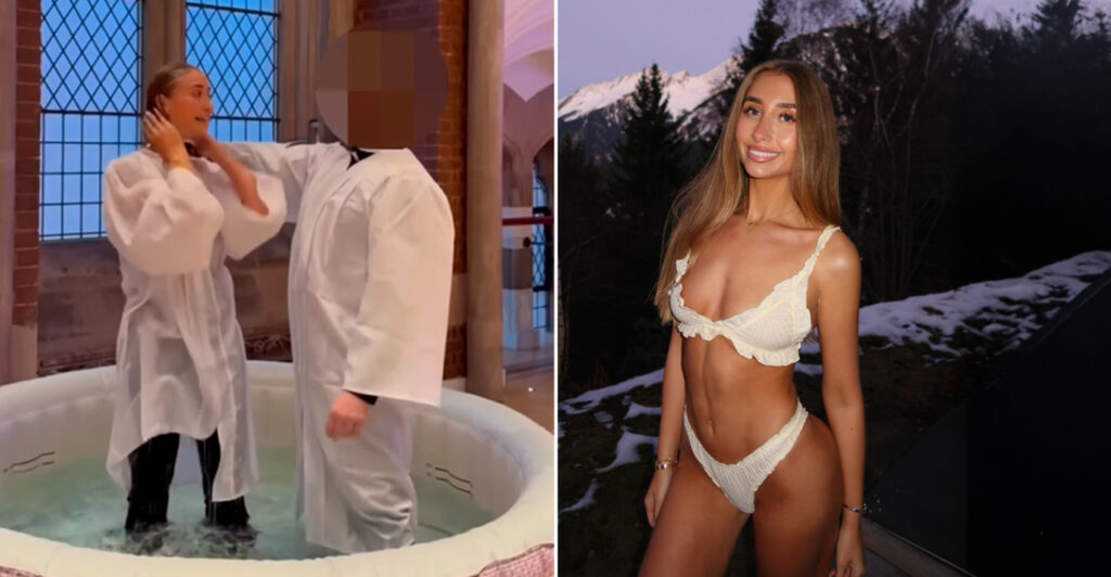 Βαπτίζεται σταρ του Only Fans που έγινε διάσημη κάνοντας σεξ με 100 άτομα σε μια μέρα - Βίντεο