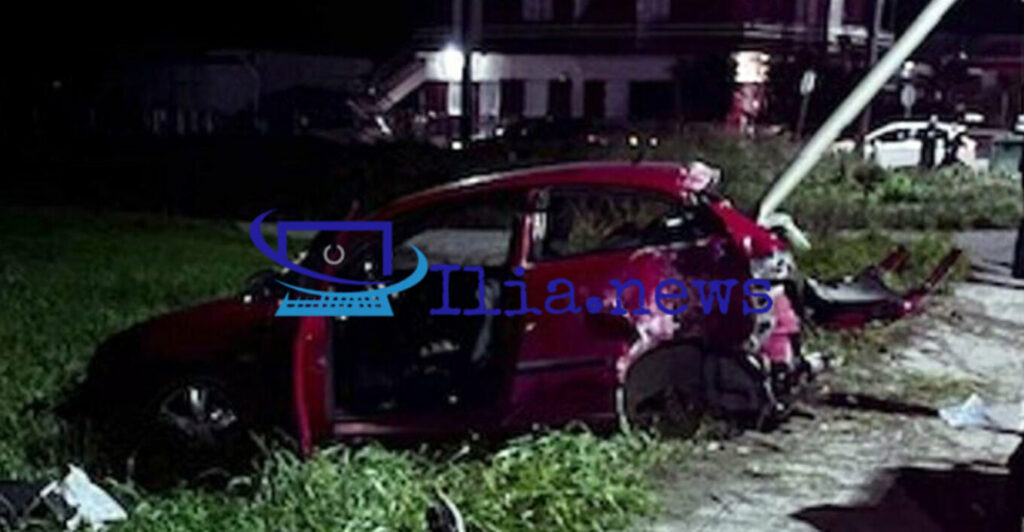 Αμαλιάδα: Ένας 35χρονος νεκρός και τρεις τραυματίες σε τροχαίο δυστύχημα