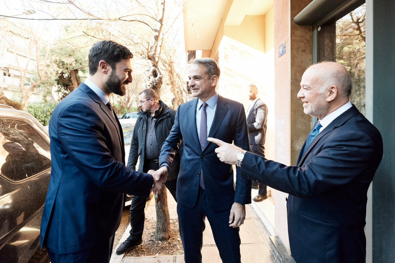 Κυριάκος Μητσοτάκης: Σε δικηγορικό γραφείο για την παρουσίαση του νέου ψηφιακού δικαστικού φακέλου