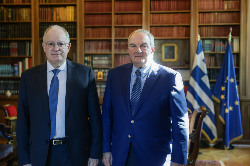 Κωνσταντίνος Τασούλας: Συναντήθηκε με τον Κώστα Καραμανλή στο Προεδρικό Μέγαρο