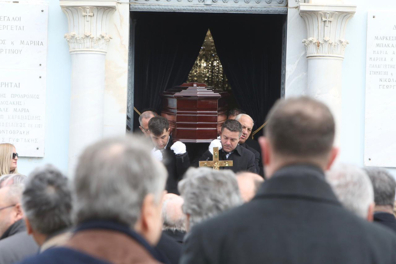 Το τελευταίο «αντίο» στον Νίκο Στασινόπουλο της Βιοχάλκο - Παρών και ο Κυριάκος Μητσοτάκης