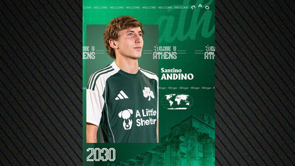 Παναθηναϊκός: «Πράσινος» και επίσημα ο Σαντίνο Αντίνο - Η διάρκεια του συμβολαίου του