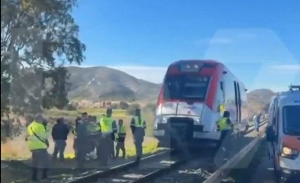Τρένο συγκρούστηκε με γερανό στην Καρθαγένη της Ισπανίας