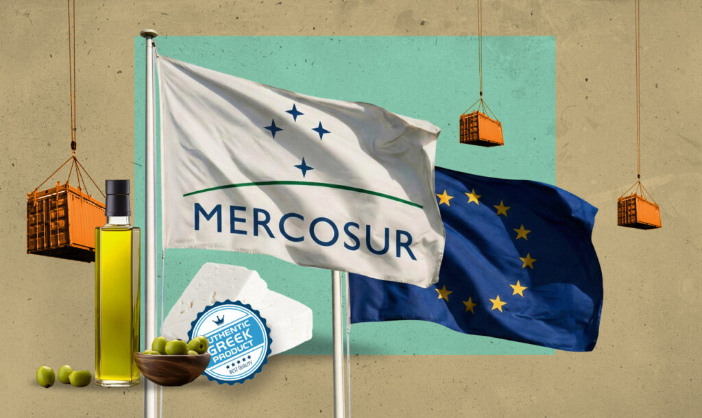 Το μεγάλο φαγοπότι της Mercosur: Τα δισεκατομμύρια της Μελόνι, η «γυμνή» φέτα και τα ελληνικά καρτέλ που ακονίζουν τα μαχαίρια τους για να καταπιούν αμάσητη τη διαφορά από τα φθηνά εισαγόμενα ζαρζαβατικά και κρέατα