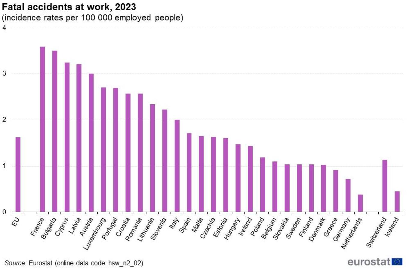 A. Σκέρτσος: Η Ελλάδα παραμένει σταθερά μεταξύ των 3 ευρωπαϊκών χωρών με τα λιγότερα εργατικά δυστυχήματα στην ΕΕ