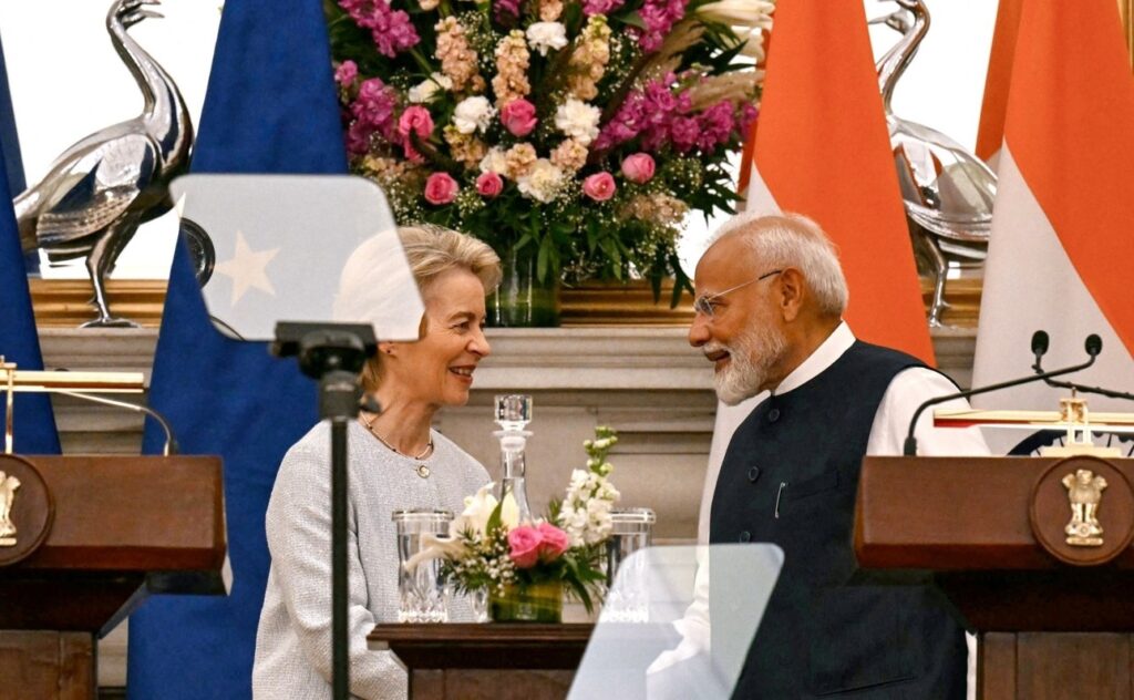 Ολοκληρώθηκε εμπορική συμφωνία Ινδίας και Ευρωπαϊκής Ένωσης - Στην Ινδία η Ούρσουλα φον ντερ Λάιεν