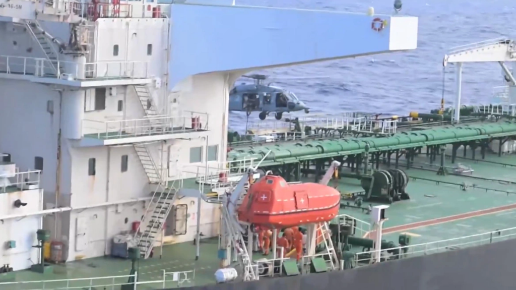 Δεξαμενόπλοιο στον Ινδικό Ωκεανό κατέλαβαν οι αμερικανικές ένοπλες δυνάμεις