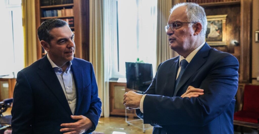 Συνάντηση Τσίπρα - Τασούλα στο Προεδρικό Μέγαρο